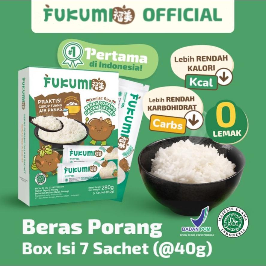 

FASH_SAE FUKUMI BERAS PORANG SACHET SHIRATAKI RICE BERAS DIET ( 7 X 40GR ) NEW ARRIVAL DI BULAN INI