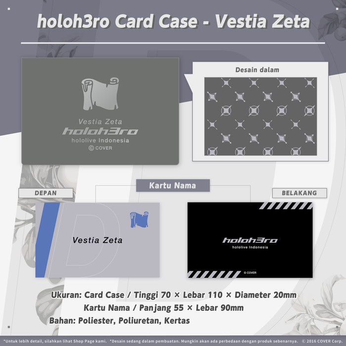 

Promo Hololive Item Spesial 3D Showcase Holoh3Ro Card Case