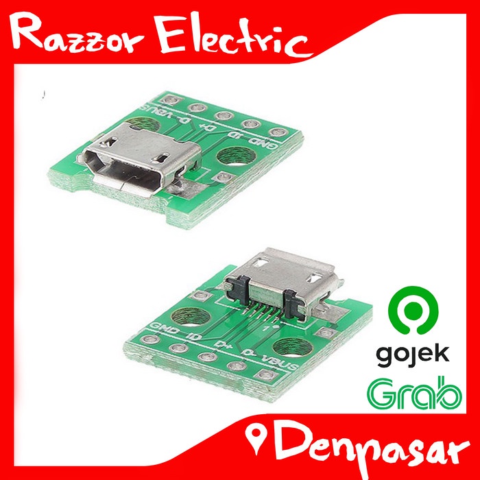 ] Socket Soket Micro USB + Board (USB-01)