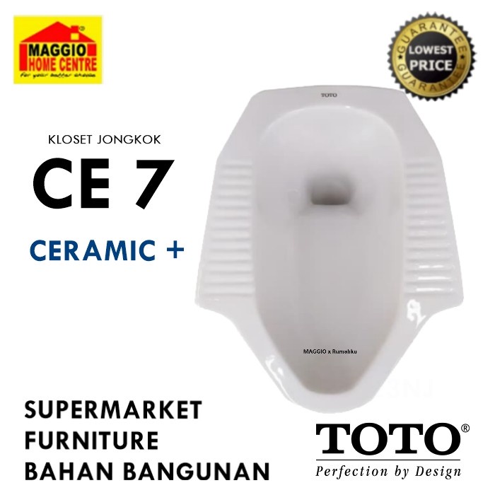 Terbaru Kloset Jongkok Toto - Squat Toilet - Closet Jongkok Ce7 -Toto Promo Terlaris