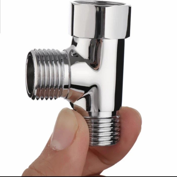 Terbaru T Closet/T Cabang Stop Kran Closet Sok Drat Luar Dalam Stainless Promo Terlaris