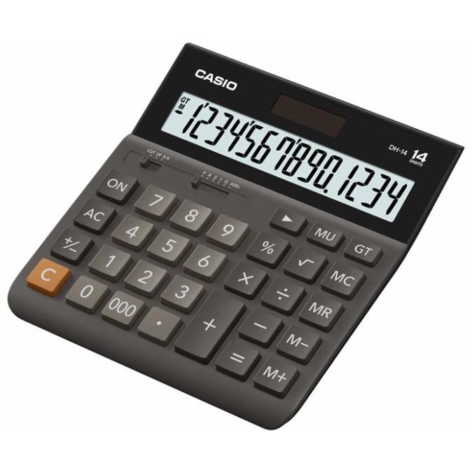 

Kalkulator Meja CASIO DH-14-BK Office Desktop Wide H Series Calculator