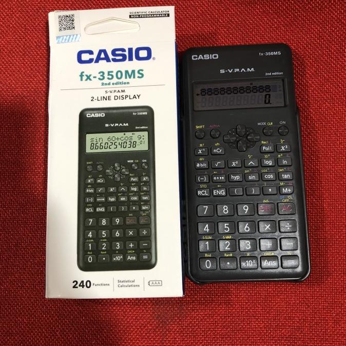 

Kalkulator Casio FX 350MS 2nd Edition 2Line display