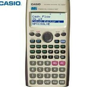 

CASIO FC -100V, FINANCIAL CONSULTANT CALCULATOR