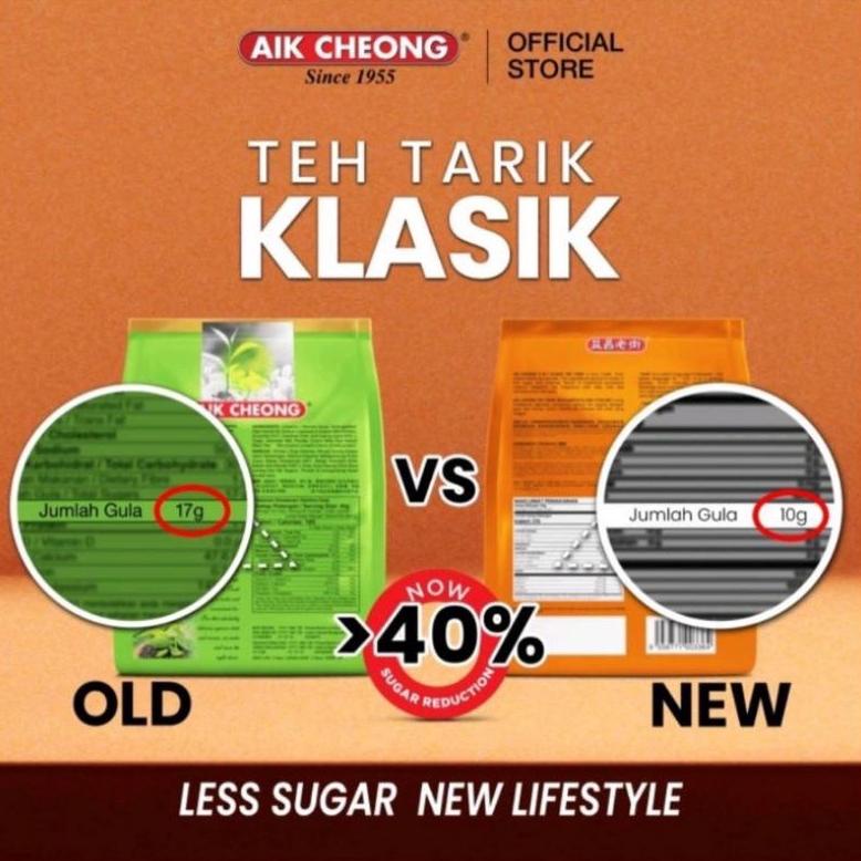 

NEW READY AIK CHEONG TEH TARIK KLASIK 3IN1 MALAYSIA - MINUMAN TEH TARIK MALAYSIA ORIGINAL TETAP TRENDING DI SHOPEE