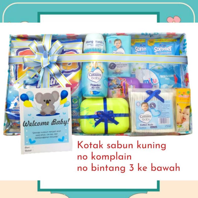 Discount Parcel Bayi Perlengkapan Bayi Bedak Bayi Set Cusson Baby Hampers Bayi Kado Bayi Kartu Ucapa