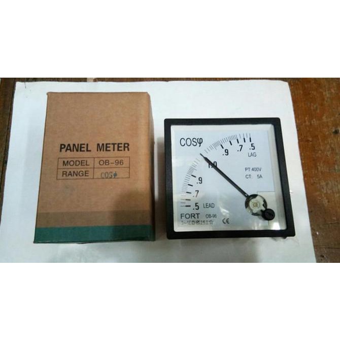 

Promo Power Factor / Cos Phi Meter Analog Jarum 400V Uk 96x96 Murah