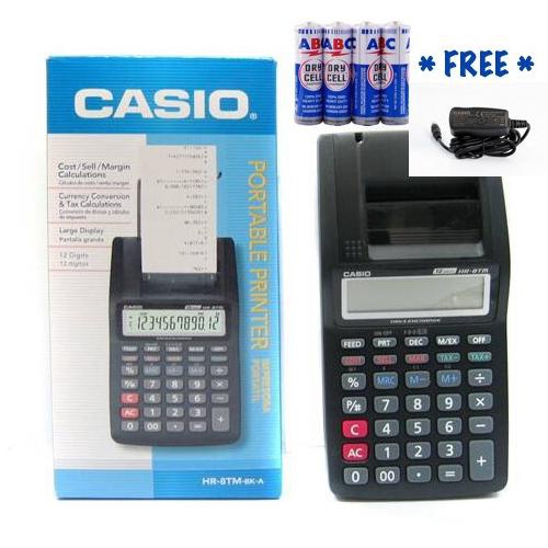 

Casio HR 8TM + Adaptor ORI + ABC Biru ( Calculator Print )