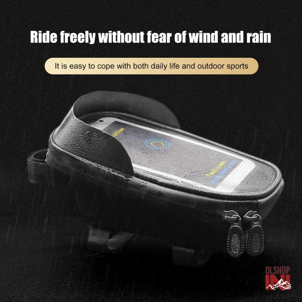 West Biking Holder HP Sepeda Universal Phone Bag Waterproof