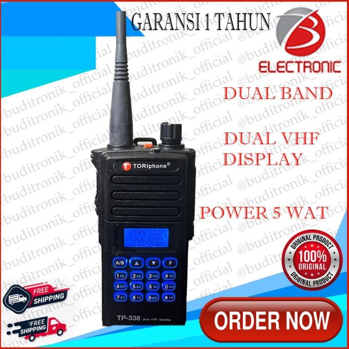 HT TORI TP-338 DUAL VHF + FM Radio / TORIphone ORIGINAL