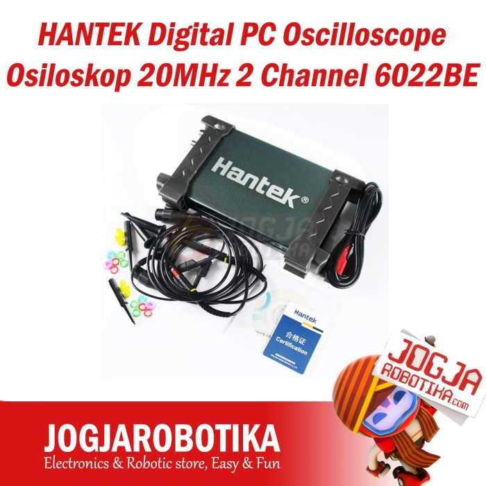 Emmir Hantek Digital Pc Oscilloscope Osiloskop 20Mhz 2 Channel 6022Be