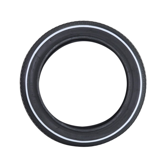 ✅New Gipsy Gs1008 Tyre Balance Push Bike 120 Tpi- Ban Sepeda- Black White Terbatas