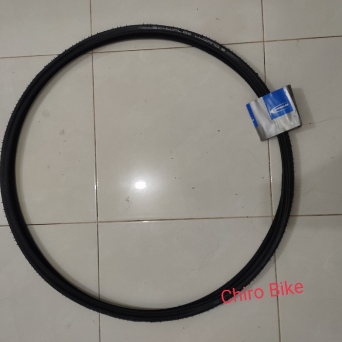BAN LUAR SEPEDA BALAP ROADBIKE 700 X 25C SCHWALBE LUGANO II WIRED ORIGINAL