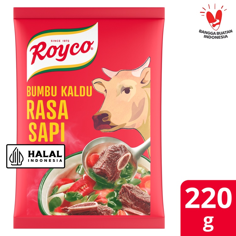 

Royco Bumbu Kaldu Sapi Penyedap Makanan 220 gr