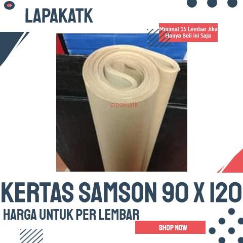 

Best! KERTAS SAMSON COKLAT 80 GRAM - 90 X 120 (Per 10 Lembar)