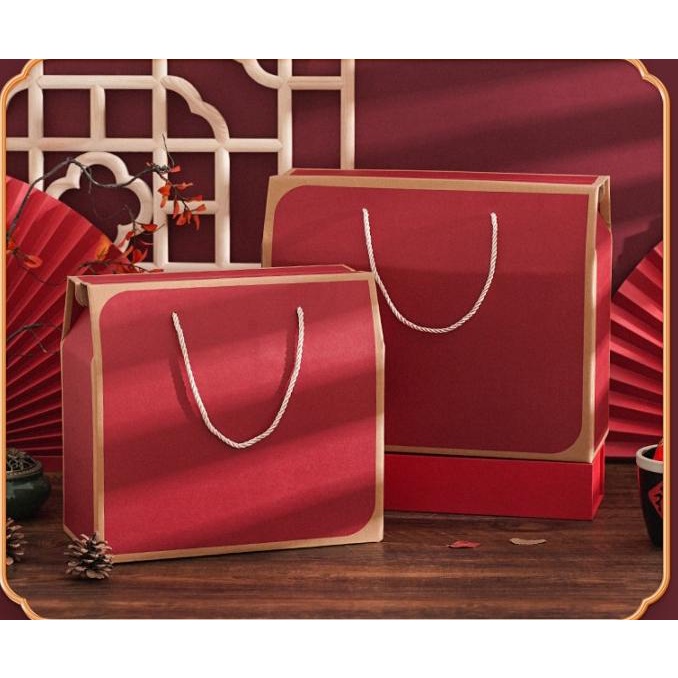 

ern Gable Box Natal Lebaran Idul Fitri / Box Kado Kue Cookie