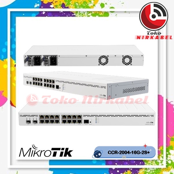 MikroTik CCR2004-16G-2S+ CCR2004 16G 2S+ CCR 2004 16G 2S+