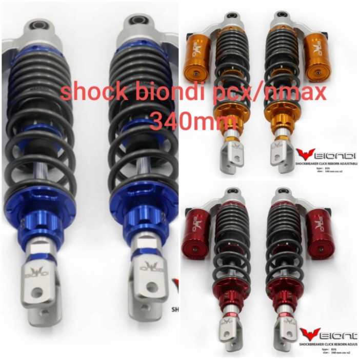 shock biondi nmax pcx xmax double klik click 340mm