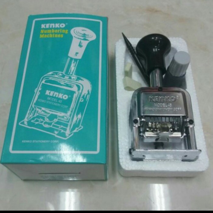 

Terbaru Numbering Automatic Machine Kenko 45/Stempel Nomerator 6 Digit Promo Terlaris