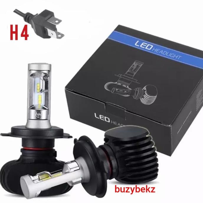 Led H4 S1 Csp Chips Lampu Headlamp Mobil Sepasang