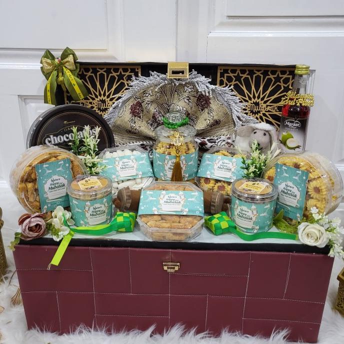 

Terlarisss - Paket Dekorasi Lebaran Idul Fitri Hampers Parcel Jumbo Kue Kering 094 - Langsung Kirim