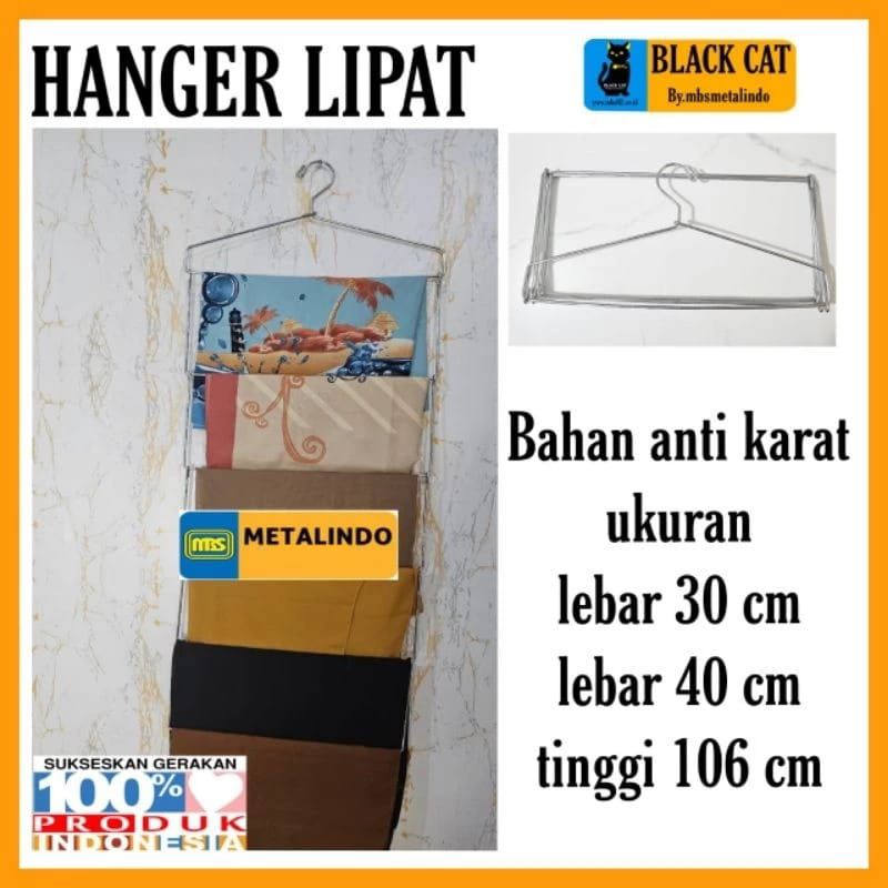 Hanger kerudung besi lipat gantungan jilbab hanger syal