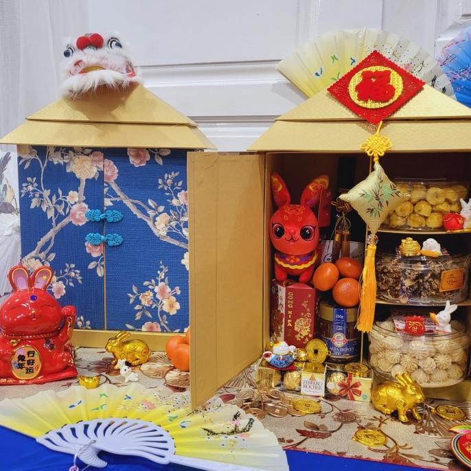 

Terlarisss - Paket Dekorasi Hampers Imlek Parcel Hadiah Kue Kering 030 - Langsung Kirim