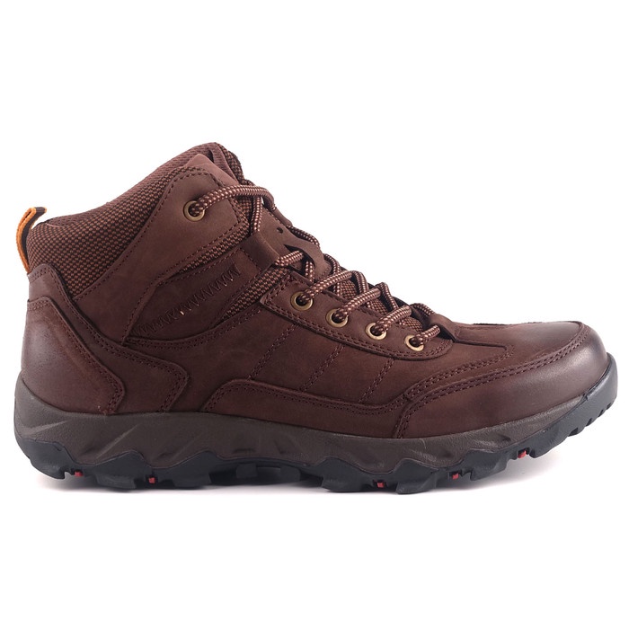 JIM JOKER - BOOTS KULIT PRIA PURE 1BG COKELAT TUA - COKELAT,39 ORIGINAL