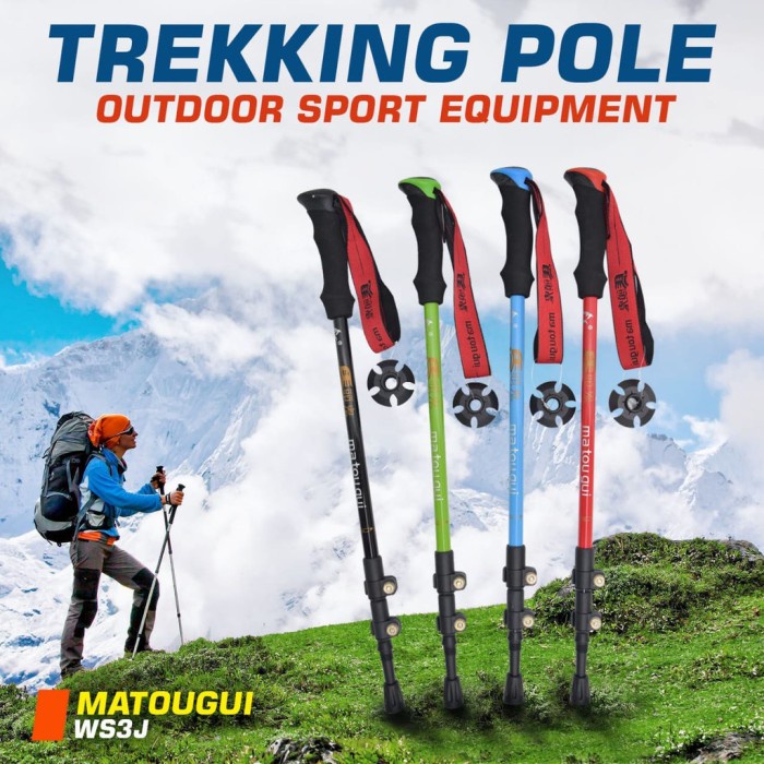 Promo Trekking Pole Naturehike Trekking Pole 3J Treking Pole 3J