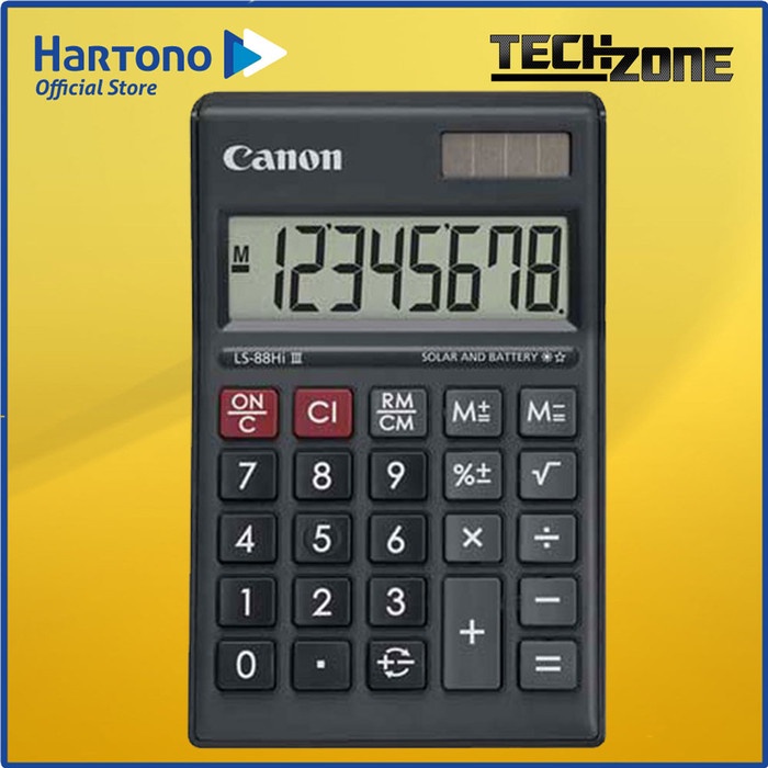 

Promo Canon - Dekstop Calculator Ls-88_Hi_Iii_Hb_Bk