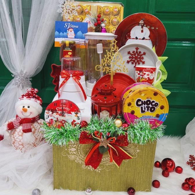 

Terlarisss - Paket Dekorasi Hampers Natal Christmas Parcel Hadiah Kue Kering 411 - Langsung Kirim