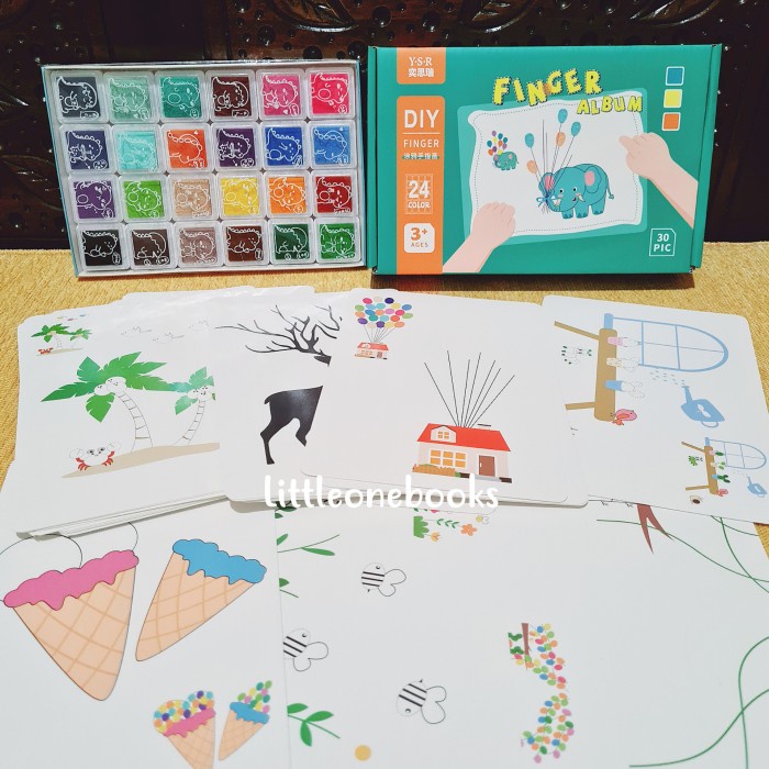 

Finger Painting Set For Kids / Hand Painting / Peralatan Melukis Anak