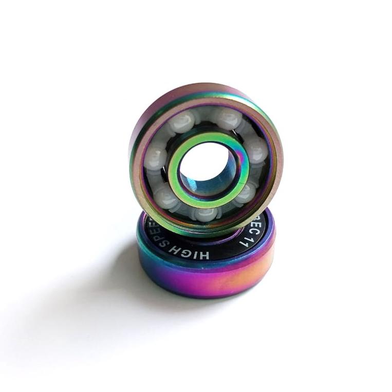 Sale Profesional SPEED Bearing CERAMIC Hybrid black inline skate skateboard sepatu roda keramik ABEC