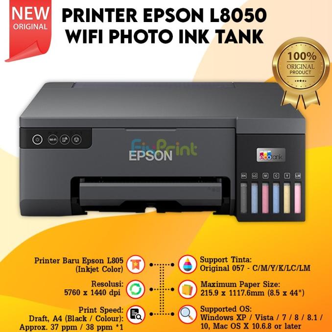 Printer Epson L8050 L 8050 Photo Wifi Pengganti Printer Epson L805 Star