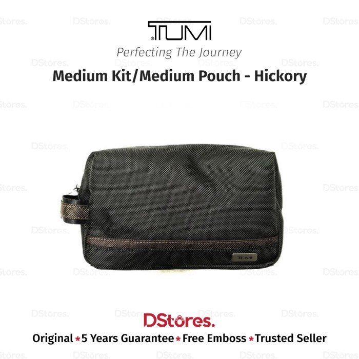 Promo Tumi Medium Kit / Medium Pouch - Hickory