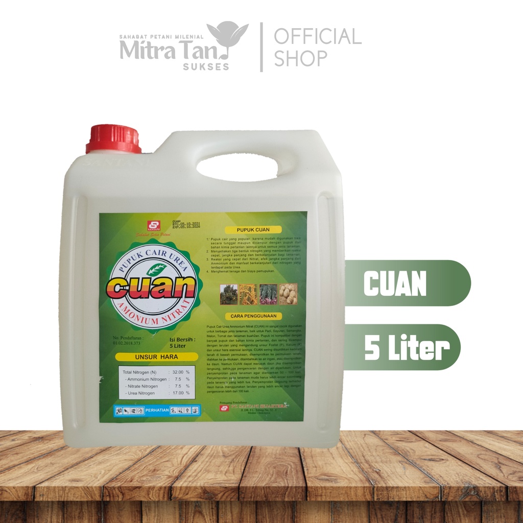 Pupuk Cair Urea CUAN 5L Amonium Nitrat