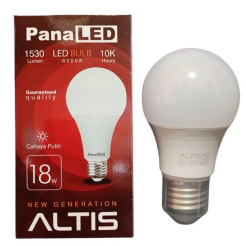 Lampu PanaLED Altis 18 Watt SNI / Lampu Bulb / Lampu LED / SNI