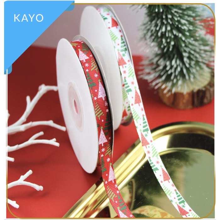 Pita natal 1 m , pita kotak natal , pita kado tulisan merry christmas