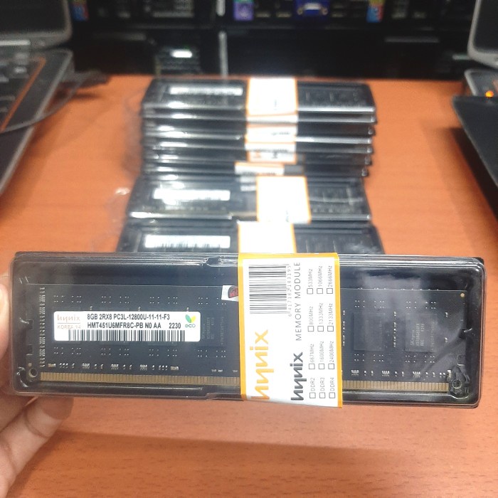 Memory ram pc 8GB PC3 12800U all pc merek hynix - PC3L-12800U