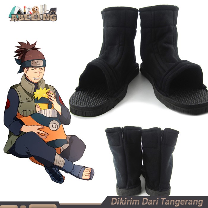 siap kirim] Sepatu Ninja Naruto Dewasa Untuk Cosplay Anime Cosplay