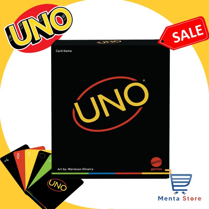 ✅COD Uno Minimalista Original Mattel Mainan Kartu Minimalist Deck Card Game Diskon