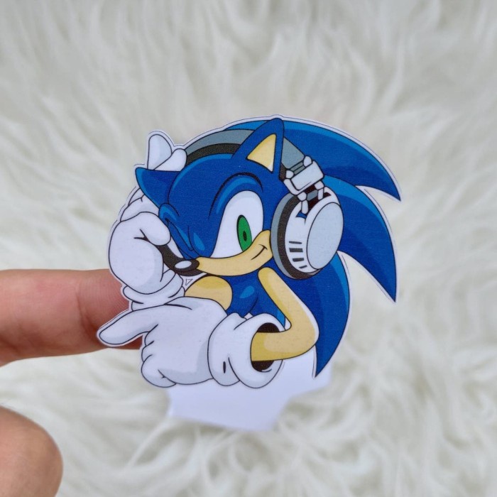 

Terlaris - Stiker Vinyl Karakter Sonic Sega Motor Laptop Case HP Frame Sepeda