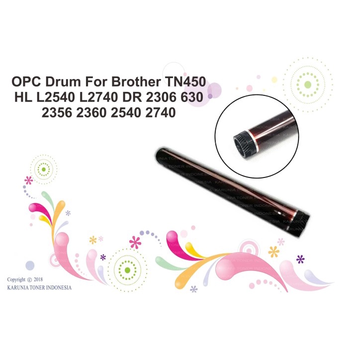 OPC DRUM BROTHER TN450 HL L2540 L2740 DR 2306 630 2356 2360 2540 2740