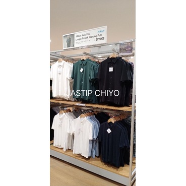 Men AiRism Kaos Polo Lengan Pendek (Kancing full) UNIQLO