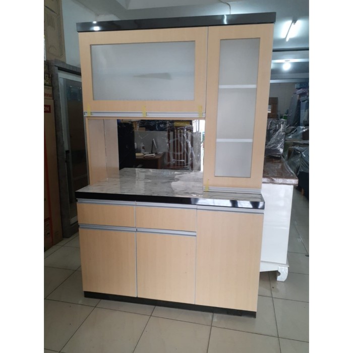Ready Lemari Dapur Rak Dapur Bahan Hpl 3 Pintu