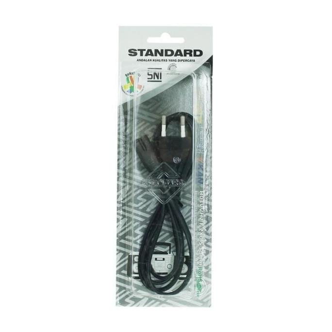 ] Kabel charger lampu kipas emergency STANDARD Bentuk 8 2 Kabel SNI