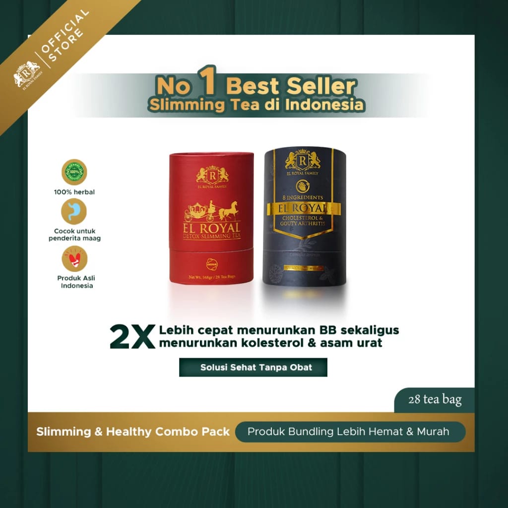 

PAKET HEMAT EL ROYAL DETOX DAN CHOLESTEROL