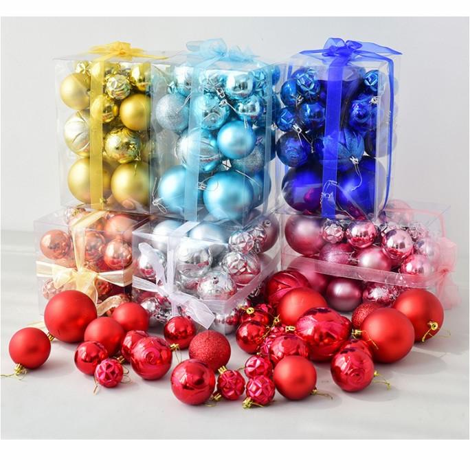 

Natal Bola Natal Isi 30 Murah Premium Dekorasi Pohon Pinus Bola Motif Merah Original