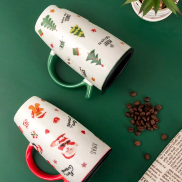 ANDC - Odense Mug Keramik Natal Jumbo Christmas Mug Hadiah Natal