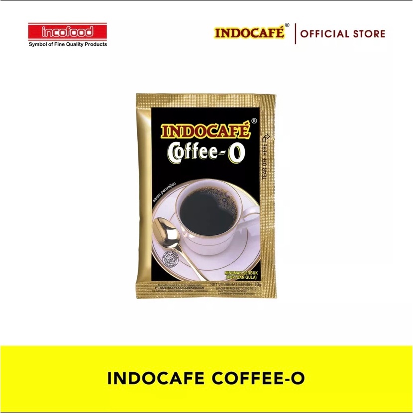 

Indocafe Coffee - O 100 Sachet Halal Kopi Hitam
